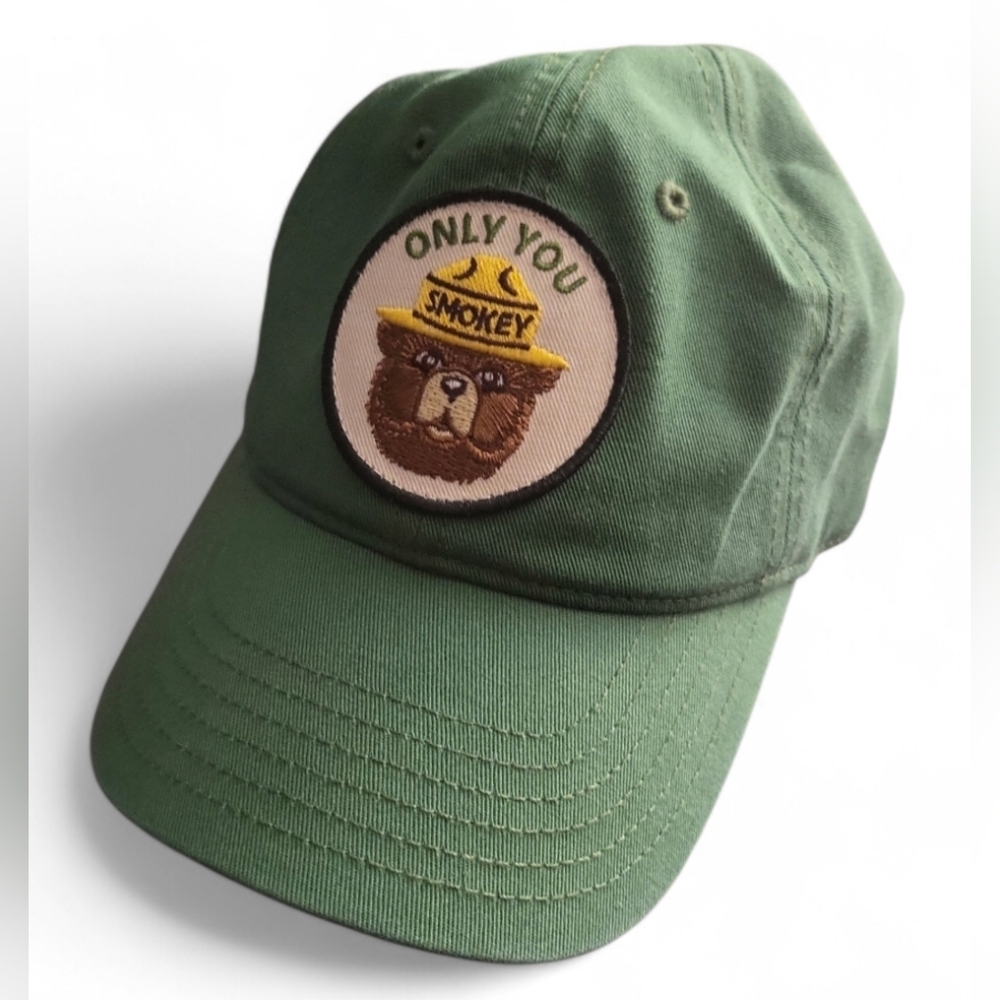 Smokey Bear Only You Green Hat - Picture 3 of 7